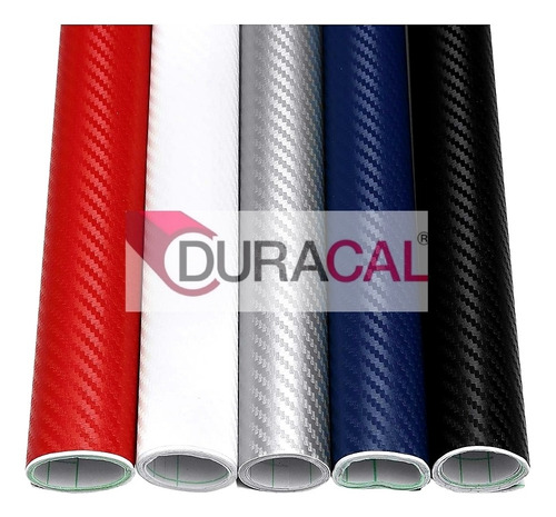 Vinilo Simil Fibra De Carbono (colores) 1.52m X 1.00 Polgraf
