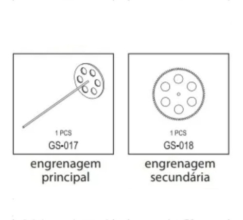 Phantom 1308 - H-18 - Só  As Engrenagens - Gs-017 E Gs-018