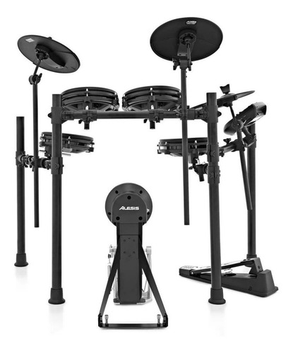 Alesis Bateria Eletrônica Nitro Mesh 300 Sons Kick Pedal