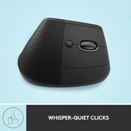 Mouse Ergonómico Vertical Logitech Lift, Inalámbrico,