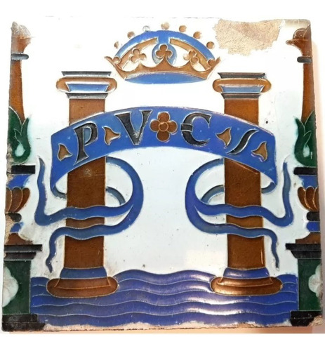 Antiguo Azulejo España Sevilla 7420