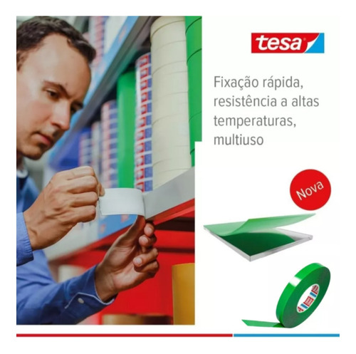 Fita Dupla Face Pro Mounting Tesa 12mmx1,5m Original Alemã