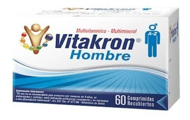 Vitakron Hombre 60 Comp Rec. Multivitaminico Multimineral