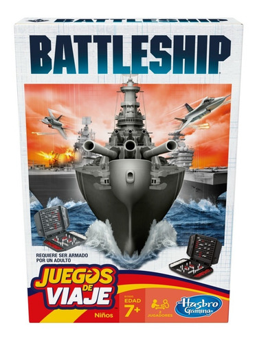 Juego De Mesa Hasbro Gaming Battleship 2 Jugadores +7 Años