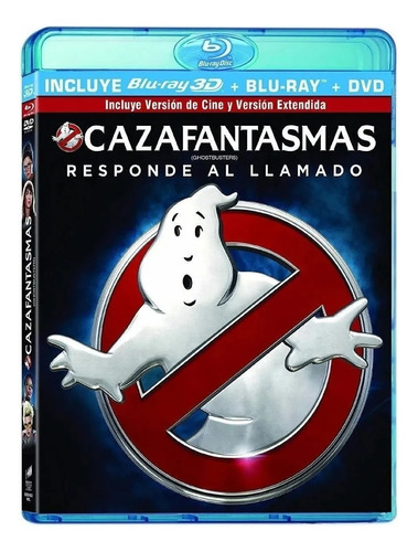 Cazafantasmas Pelicula Version Extendida 3d + Blu-ray + Dvd