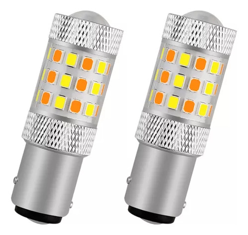 1157 1141 Bay15s P21/5w Holofotes Led Brancos Bicolores De 2