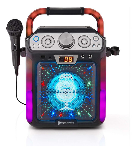 Reproductor De Karaoke Singing Machine Sml682btbk Groove Cub