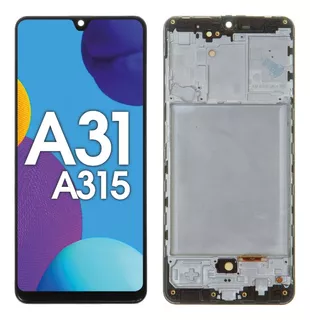 Modulo Pantalla Para Samsung A31 A315 Calidad Ori Con Marco