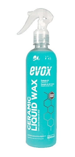 Imagem 1 de 1 de Cera Liquida Proteção Uv Ceramic Liquid Wax 500ml - Evox
