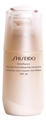 Shiseido Benefiance Wrinkle Smoothing Day Emulsion 75ml Momento de aplicação Dia Tipo de pele Todo tipo de pele