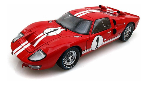 Auto Escala 1/18 Ford Gt40 Mk Ii 2nd Le Mans 1966