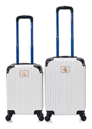 Set Valijas X2 Alpine Skate Rigida Carry On Ruedas 360°