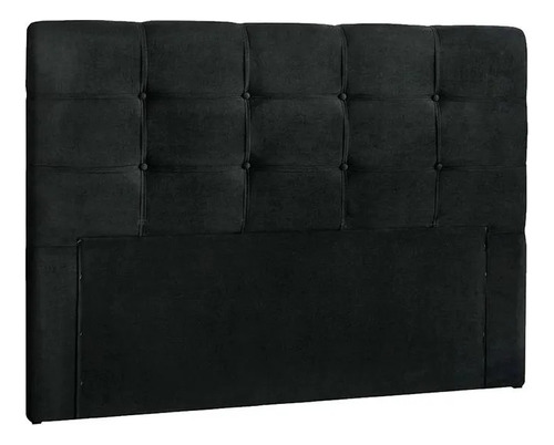 Cabeceira Cama Box Casal Queen 160cm Ana Luísa Suede Preto