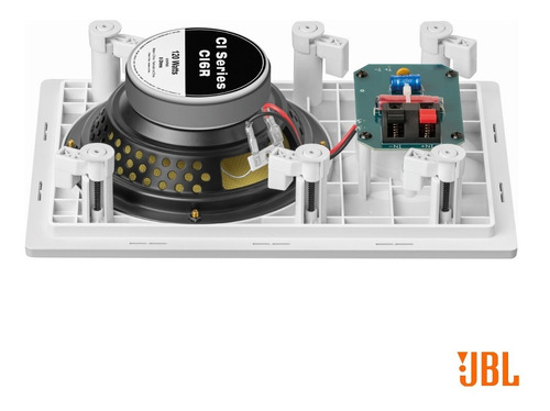 Caixa de som embutir retangular JBL CI6R branca