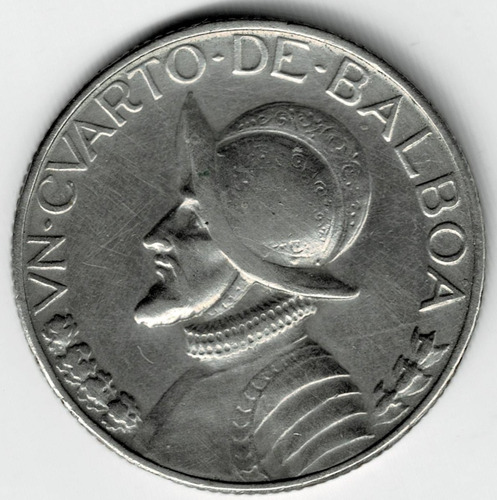 Moneda  De  Panamá  1/4  De  Balboa  1970