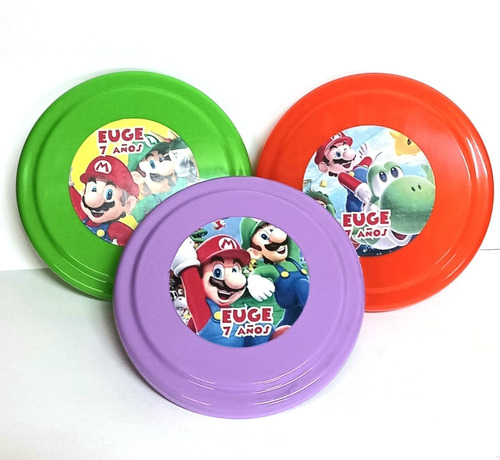 25 Frisbees Vengadores Frozen  Souvenir 16,5cm Personaje