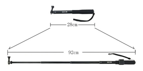 Bastão Original Sjcam Para Sjcam, Gopro E Similares.