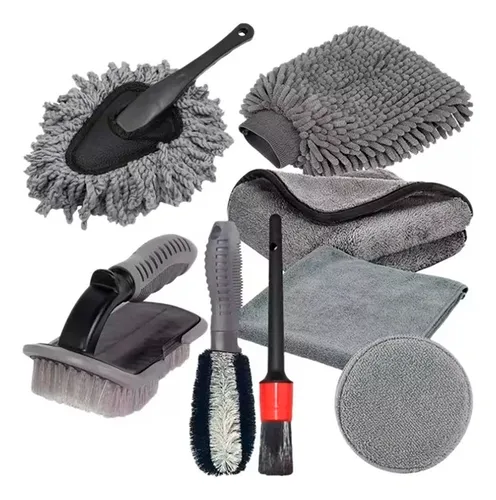 comprar Kit De Limpieza Detallado De Vehículos Con 8 Accesorios