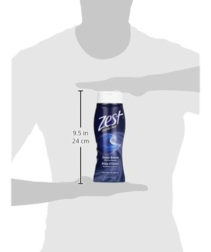 Zest Moisturizing Body Wash, Ocean Energy, 18 Oz