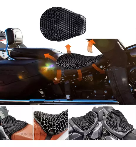 YYQTGG Funda para Asiento de Motocicleta, Funda para Asiento de Motocicleta  Fricción Fuerte 2 Piezas para Moto(Negro) : : Automotriz y  Motocicletas