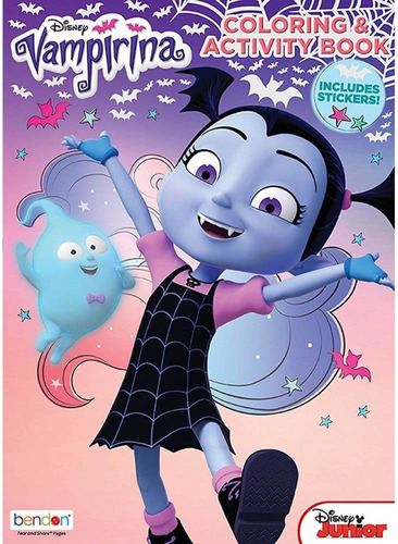 Bendon Disney Junior Vampirina - Libro Para Colorear Y Activ
