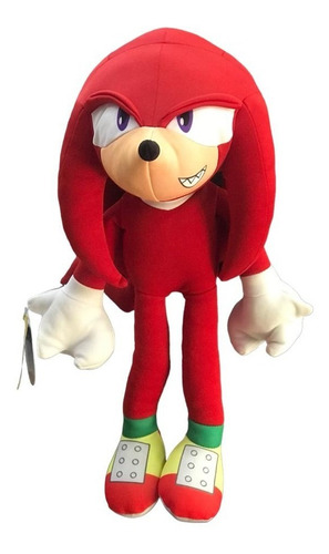 Imagen 3 de 6 de Peluche Nudillos Knuckles 40 Cm Saga Sonic New Toys Playking