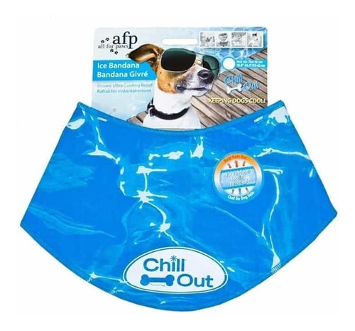 Bandana Refrescante Para Perros Afp Chill Out Ice Small Pt