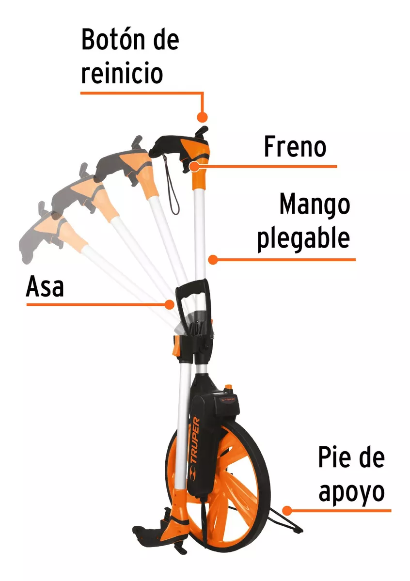 Primera imagen para búsqueda de rueda para medir distancias