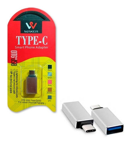 Adaptador Usb Smart Phone Mini Tipo C