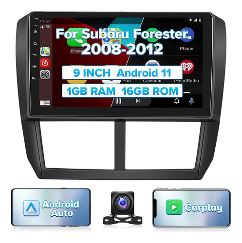Autoestéreo Hi-fi 1+16g Carplay Para Subaru Forester 2008-12