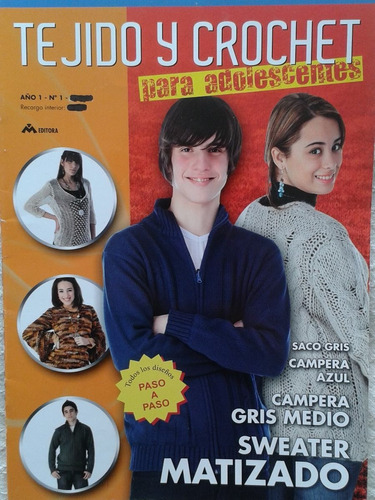 Revista Tejido Y  Crochet Para Adolescentes