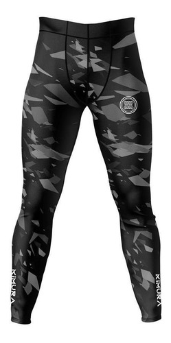 Calça Fitness Compressão Térmica Masculina Academia Luta