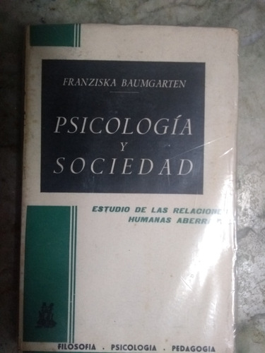 Psicologia Y Sociedad - Franziska Baumgarten