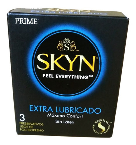 Preservativos Prime Skyn Extra Lubricados 4 Cajitas X 3 