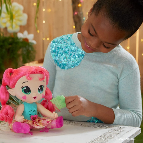 Muñeca Baby Alive Glo Pixies Sammie Shimmer Sienna Sparkle Color Rosa/sammi Shimmer