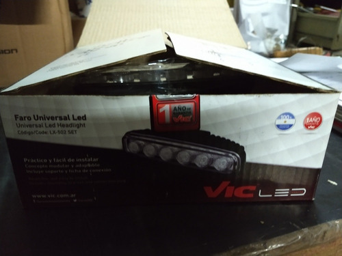 Juego Faros Auxiliares Reflectores Led (kit X 2) 12/24v