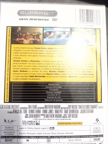 Lote Guy Ritchie (3 Películas) (Usado)
