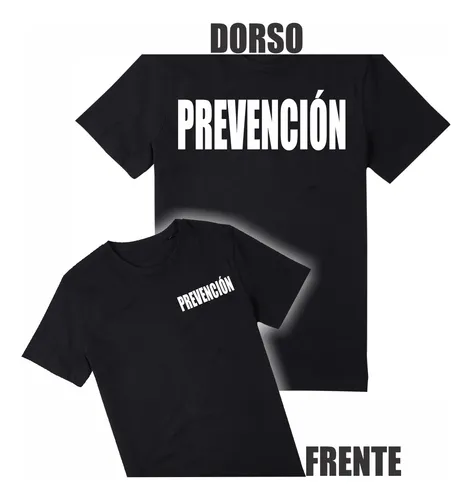 Remera Trabajo Boliche Disco Comercio Prevencion Disfraz