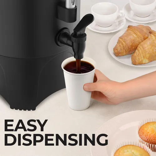 Cafetera Zulay Commercial De Acero Inoxidable Para 45 Tazas
