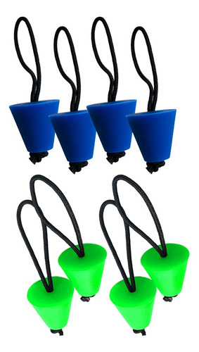 Imagen 5 de 6 de 8 Pcs Tapones De Caucho Para Barcos Hinchables De Yate Kayak