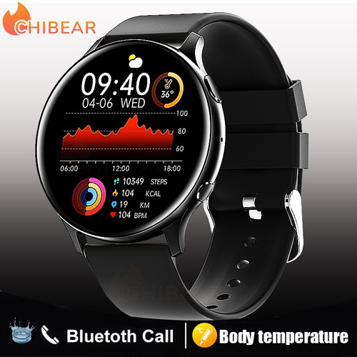 Reloj Inteligente Llamadas Temperatura Corporal Smartwatch