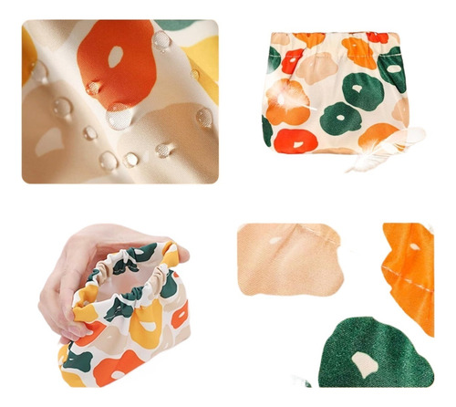 Paquete De 4 Mini Bolsas De Cosméticos De Bolsillo