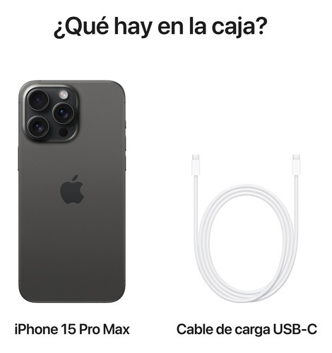 Apple iPhone 15 Pro Max (256 GB) - Titanio Negro