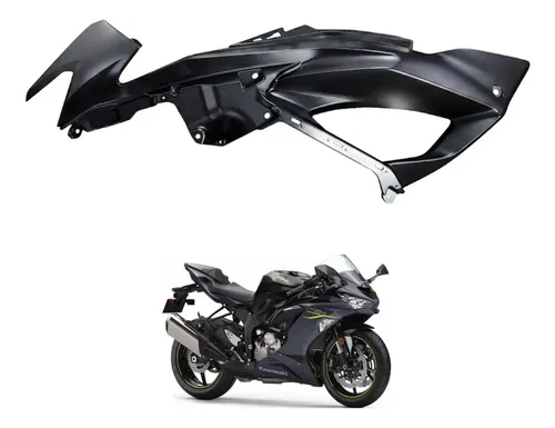Carenagem Lateral Esquerda (preta) Original Kawasaki Ninja