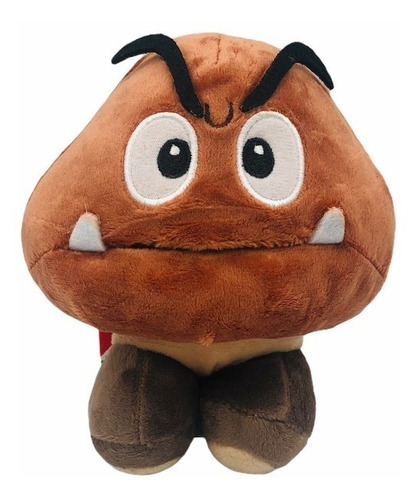 Peluche Goomba Hongo Malo Enemigo Cafe Mario Bros Colección