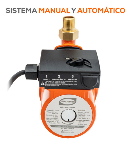 Presurizadora 018 Hp 127v Bp120w15090 Evans