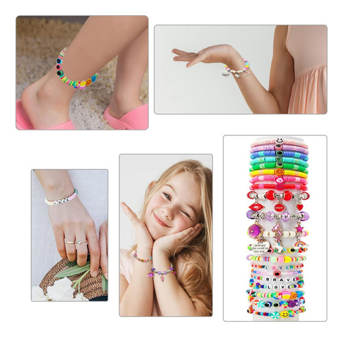 Leitait Kit Para Hacer Pulseras Con Cuentas Surtidas, 3000 P