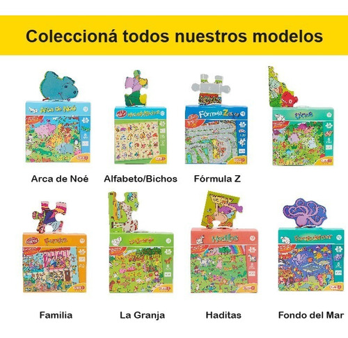 Imagen 5 de 9 de Rompecabezas De Piso La Granja. Puzzle 28 Piezas