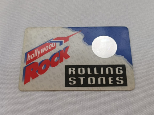 Ingresso Original Show Rolling Stones Hollywood Rock 1995