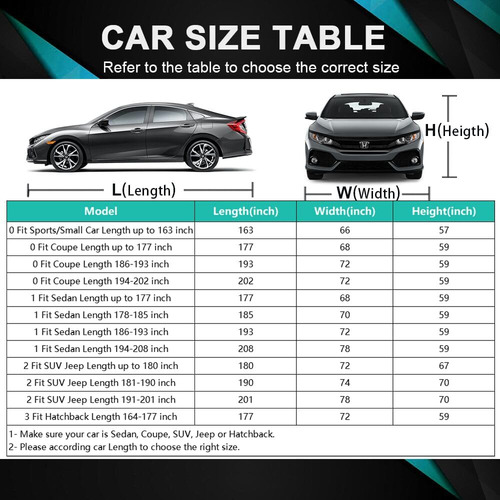 Cubierta Para Automóvil De 16 Capas, Impermeable Par_4644014